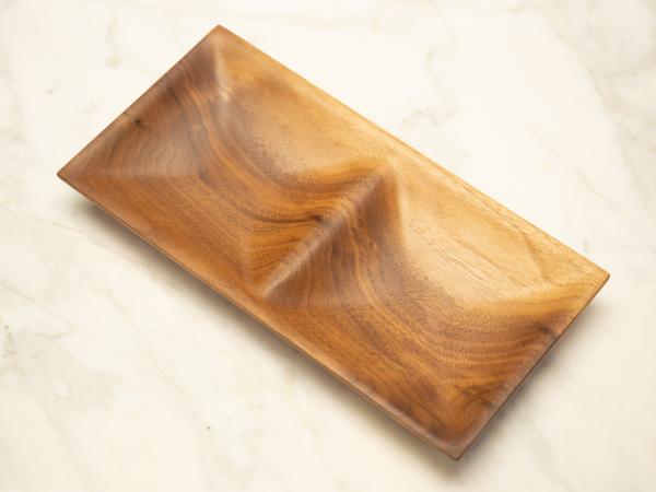 Walnut Jewelry Dish or Valet Tray picture
