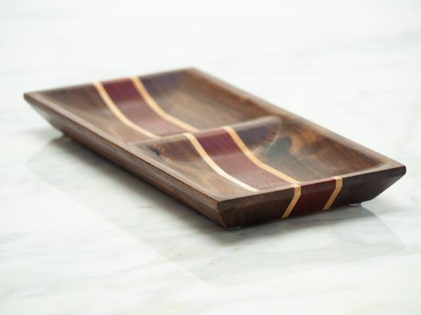 Walnut/Maple/Padauk Jewelry Dish, Catch-all