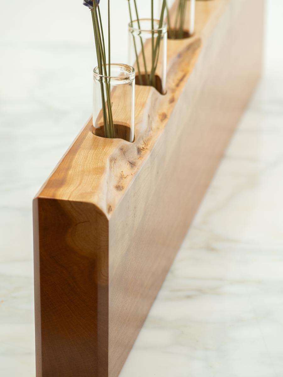 Cherry Bud Vase - Natural Edge picture