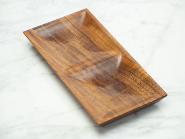 Walnut Jewelry Dish or Valet Tray picture