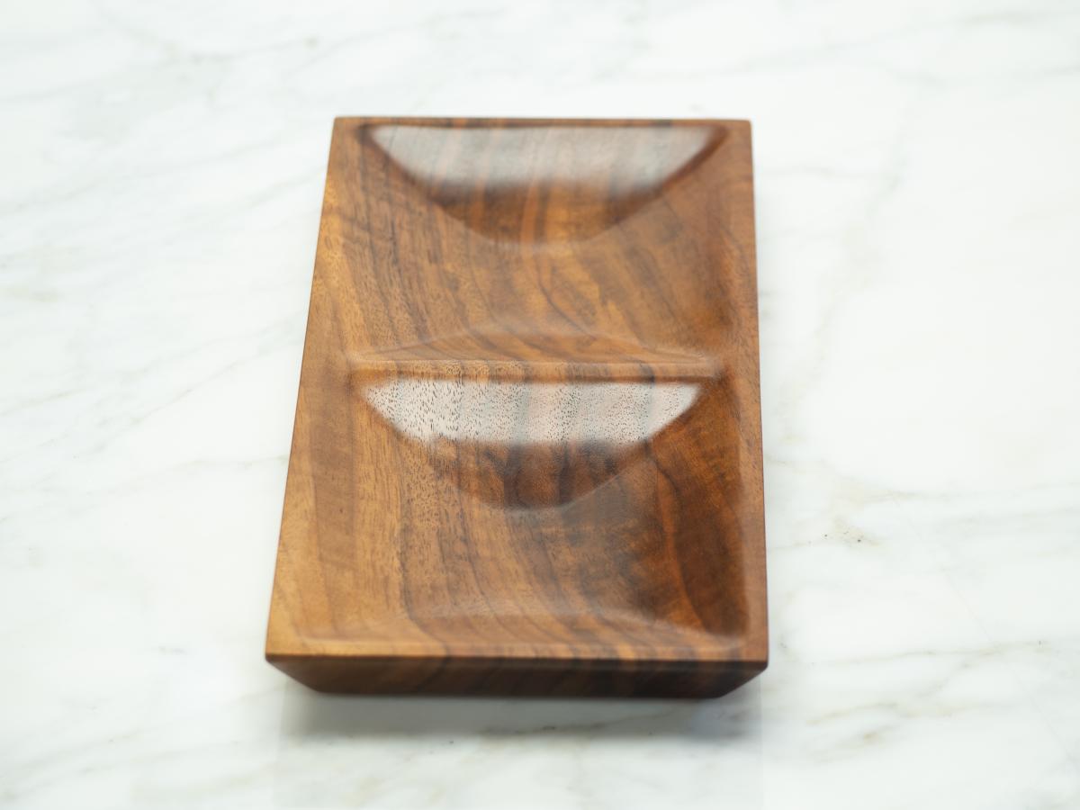 Walnut Jewelry Dish or Valet Tray picture