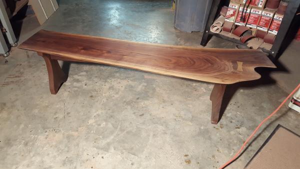 Live Edge Walnut Bench/Table picture