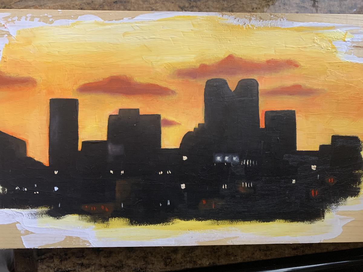 Cityscape Sunset picture