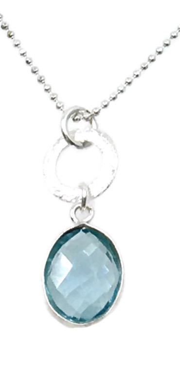 BLUE TOPAZ PENDANT picture