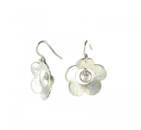FLOWER AND BALL EARRINGS picture