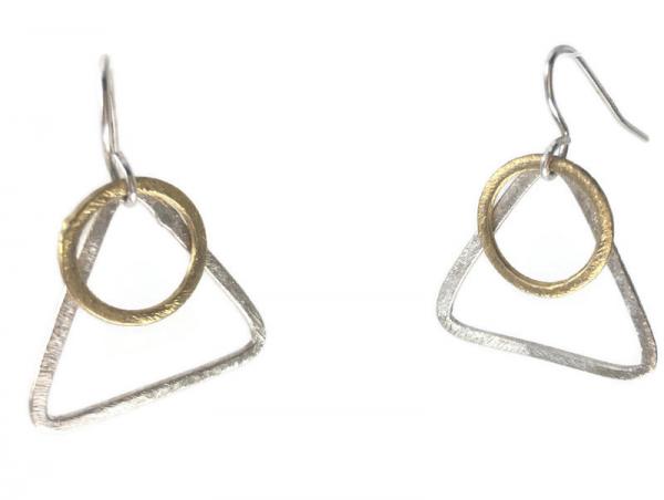 TRIANGLE AND CIRCLE EARRINGS picture