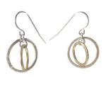 DOUBLE CIRCLE EARRINGS