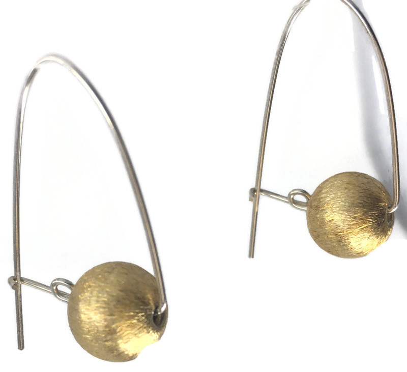 GOLD BALL EARRINGS Eventeny