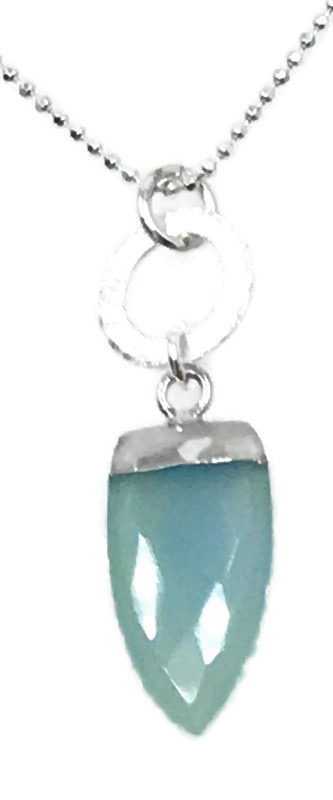 AQUA CHALCEDONY PENDANT picture