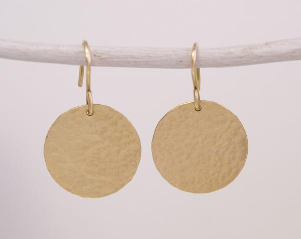 Gold Disk Earrings picture
