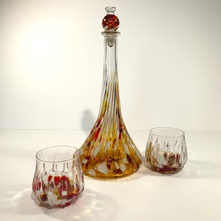 Bourbon Ships Decanter (Red/Gold/White) picture
