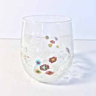 Bubble Murrine Stemless Wine Glass