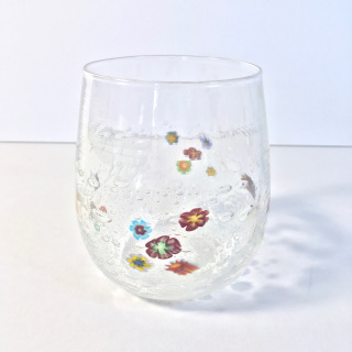 Bubble Murrine Stemless Wine Glass picture