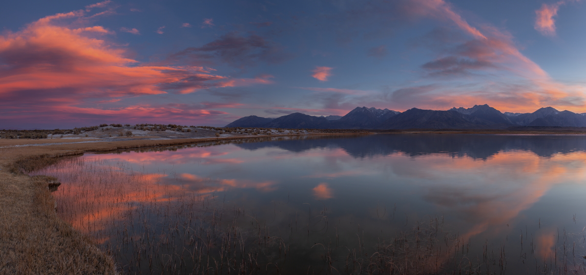 Sierra Sunset Reflection picture