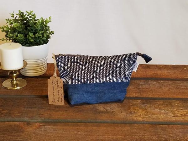 Upcycled Carry-All Pouch | Illusion Textile & Denim