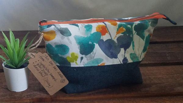 Upcycled Carry-All Pouch | Wistful Watercolors & Wool picture