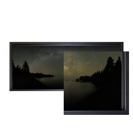 Infinity and Beyond - panoramic framed Canvas picture