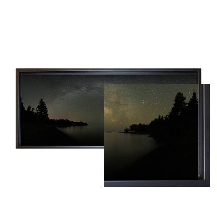 Infinity and Beyond - panoramic framed Canvas picture