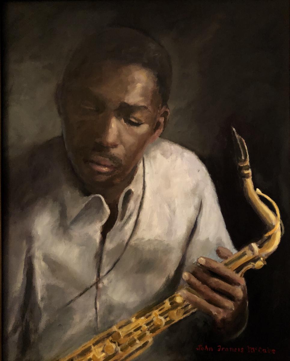 Head and Shoulders Portrait in Oil on Canvas picture