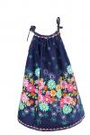 Dandelions Dress - Navy