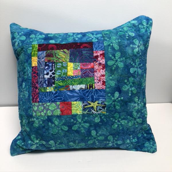 Blue Improv Pillow