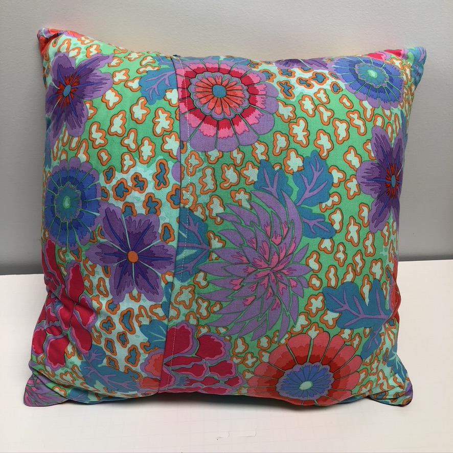 Bright Log Cabin Pillow picture