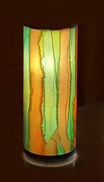 Hand Painted Silk Lamp picture