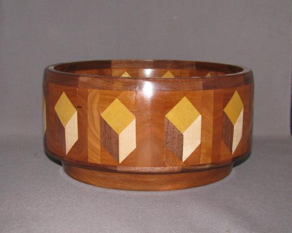 Hardwood bowl #199-3