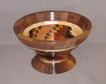 Hardwood bowl # 117-4