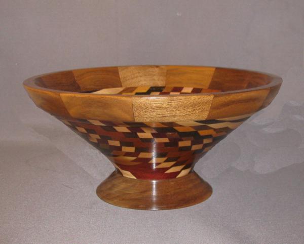 Colorful hardwood bowl # 108-4 picture