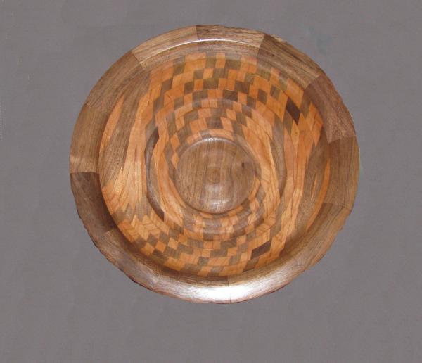 Hardwood bowl #105-4
