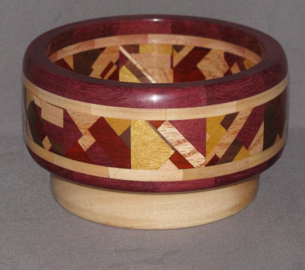 Hardwood bowl #198-3