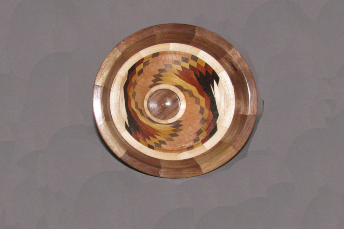 Hardwood bowl # 117-4 picture