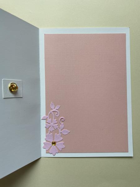Get Well Card with Flower Pin & Angel Bead picture