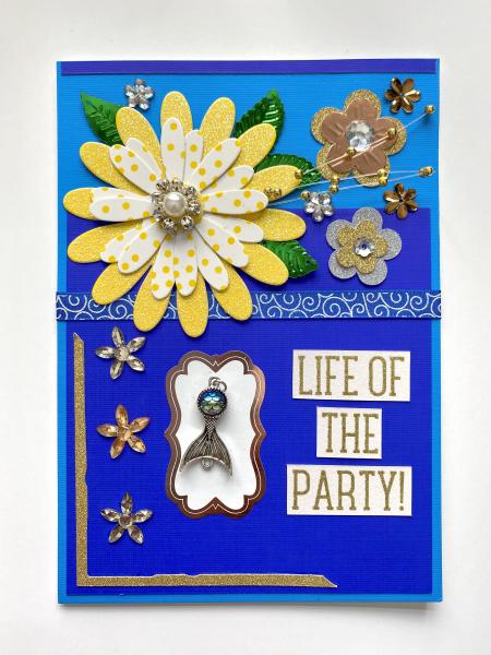 Birthday Card - Life of the Party w/ Mermaid Tail Charm picture