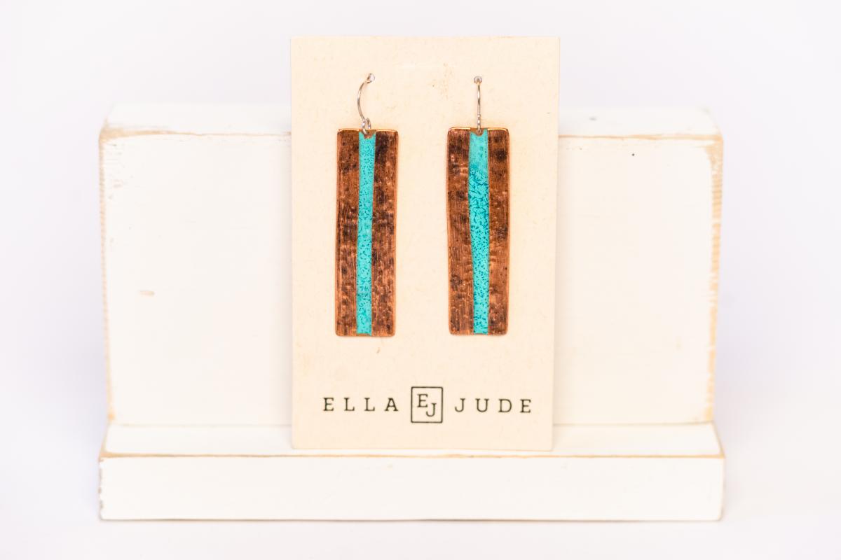 Long Mixed Metal Earrings picture