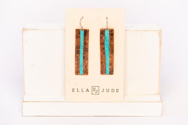 Long Mixed Metal Earrings picture