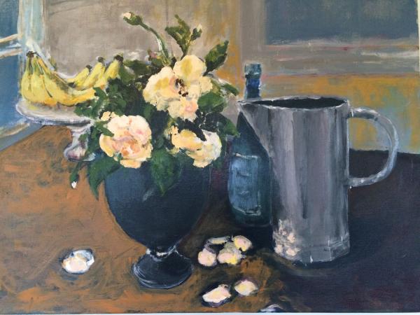Still Life with Roses and Pitcher
