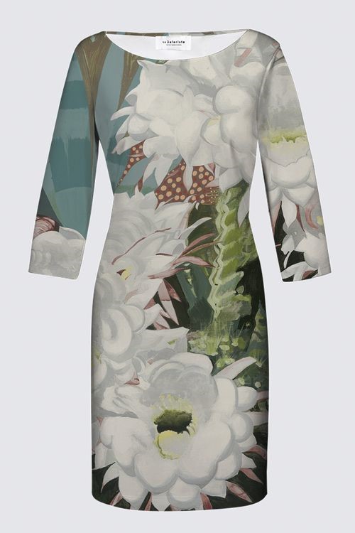"Argentine Cactus in Bloom" -- Designer Dress