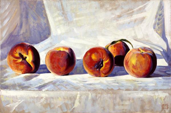 Still life with Peaches