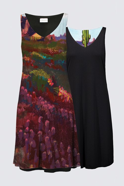 "Blooming Desert" -- Designer Dress