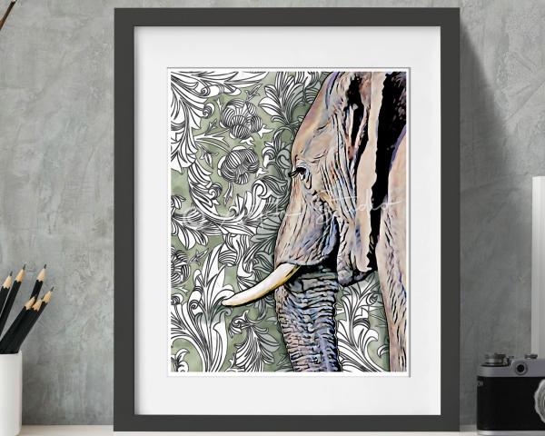 Elephant Tears Print