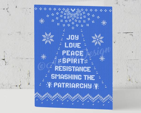 Holiday Goals - Smashing the patriarchy, RBG collar