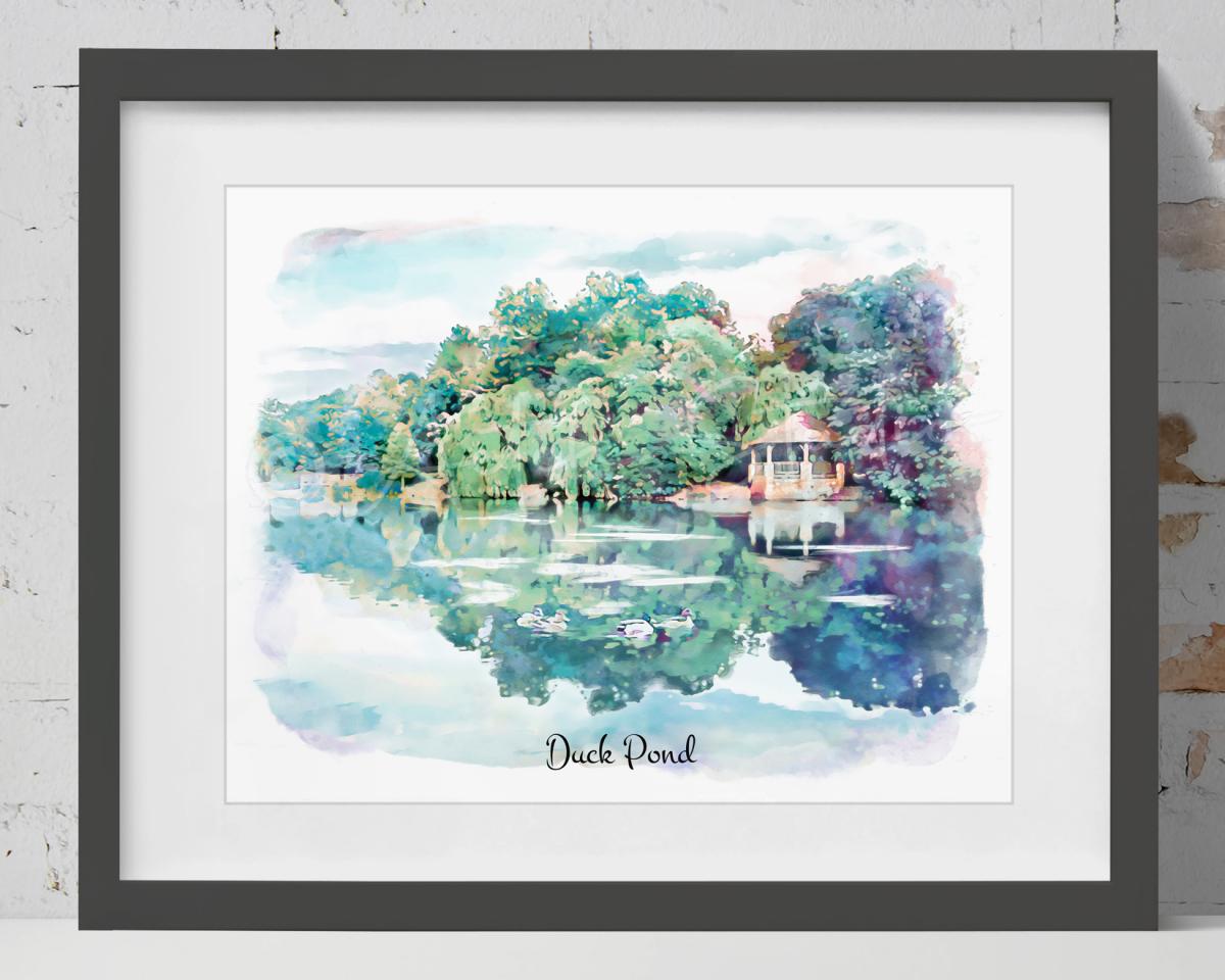 Virginia Tech Hokies campus Prints picture