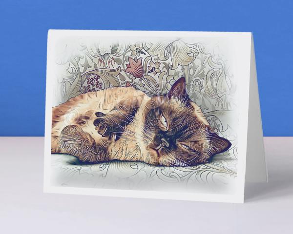 Cat Print NoteCards picture