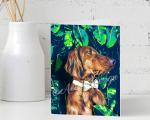 Golden Retriever print notecards