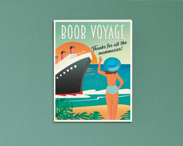 Boobvoyage - Mastectomy Card