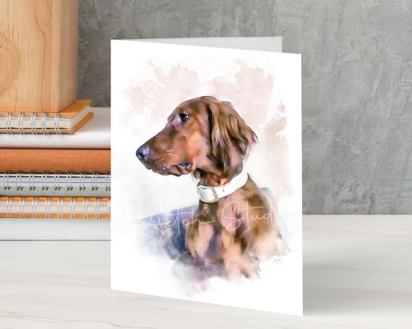 Golden Retriever watercolor notecards