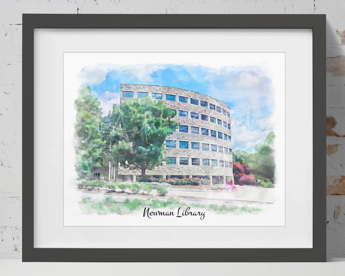 Virginia Tech Hokies campus Prints picture