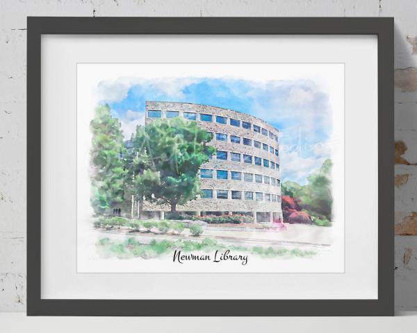 Virginia Tech Hokies campus Prints picture